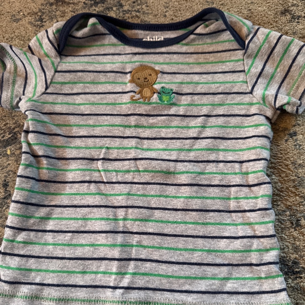 Monkey and Frog Tee